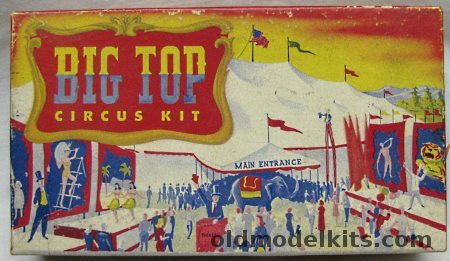 Globe 1/48 Big Top Circus Lion & Gladiator Tableau Wagon, BT 102-98 plastic model kit